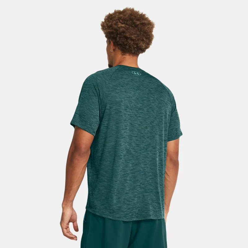 UNDER ARMOUR Green Men's UA Tech Textured T-Shirt for Men | Best Price UAE
